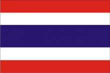 Карта и флаг Тайланда